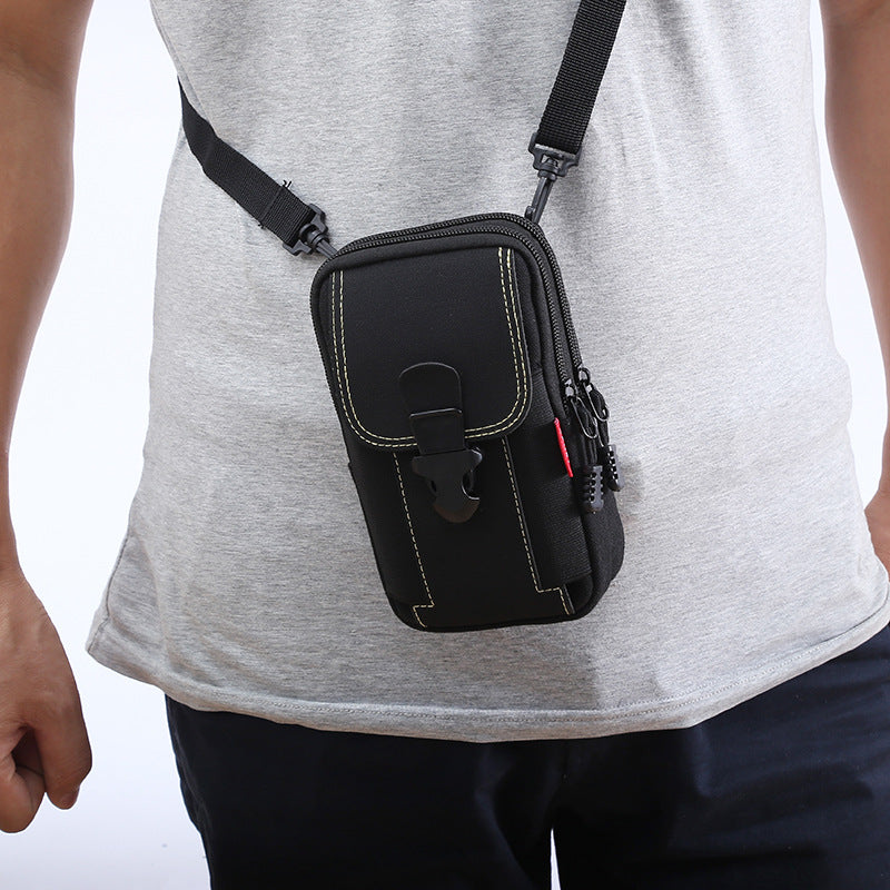 Men's Graceful Creative Cell Activities Canvas Men's Waist Packs