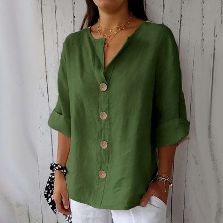 Creative Cool Women's Summer Flyaway Buttons Tops