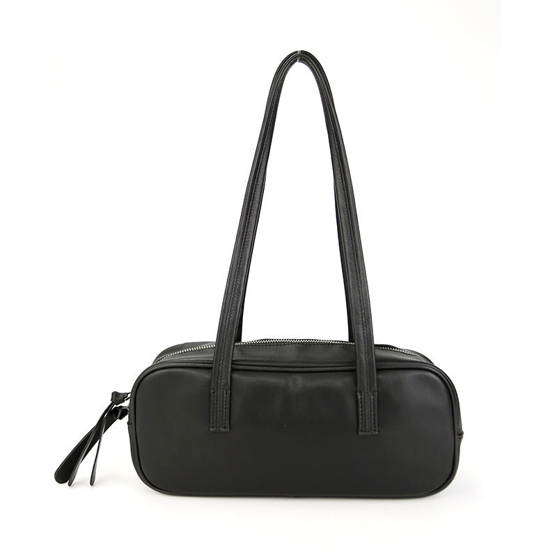 Women's Layer Cowhide Baguette Underarm Genuine Bags