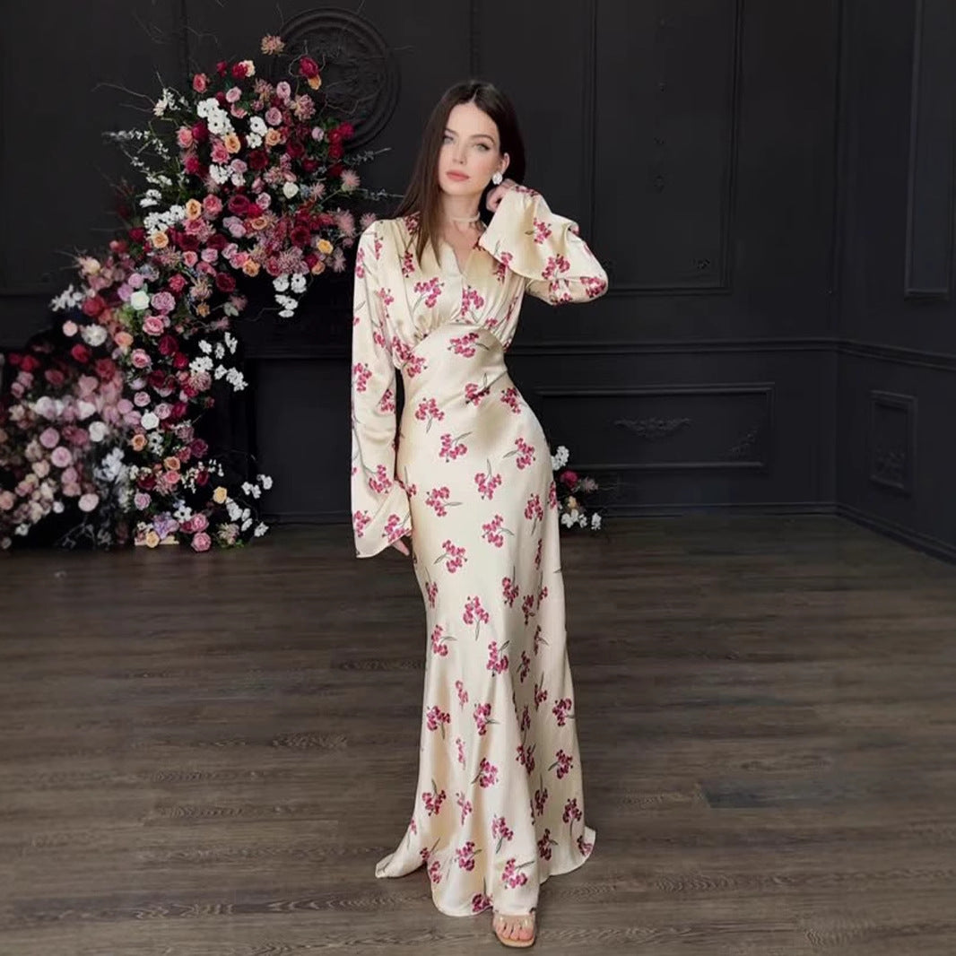Women's Elegant Graceful Sexy Long Sleeve Dress Dresses