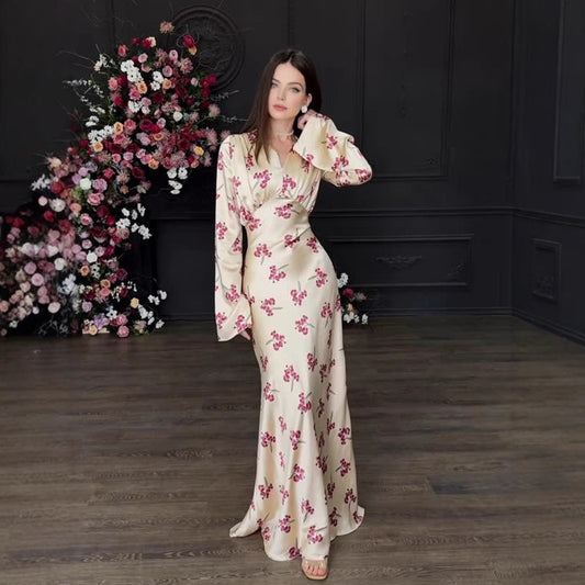 Women's Elegant Graceful Sexy Long Sleeve Dress Dresses