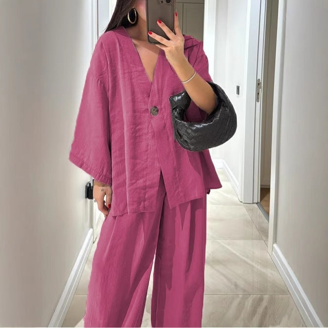Pretty Casual Women's Loose-fitting Wide Leg Pants