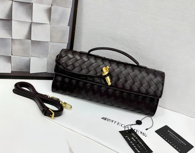 Fashion Elegant Hand-woven Hardware High-grade Leather Lock