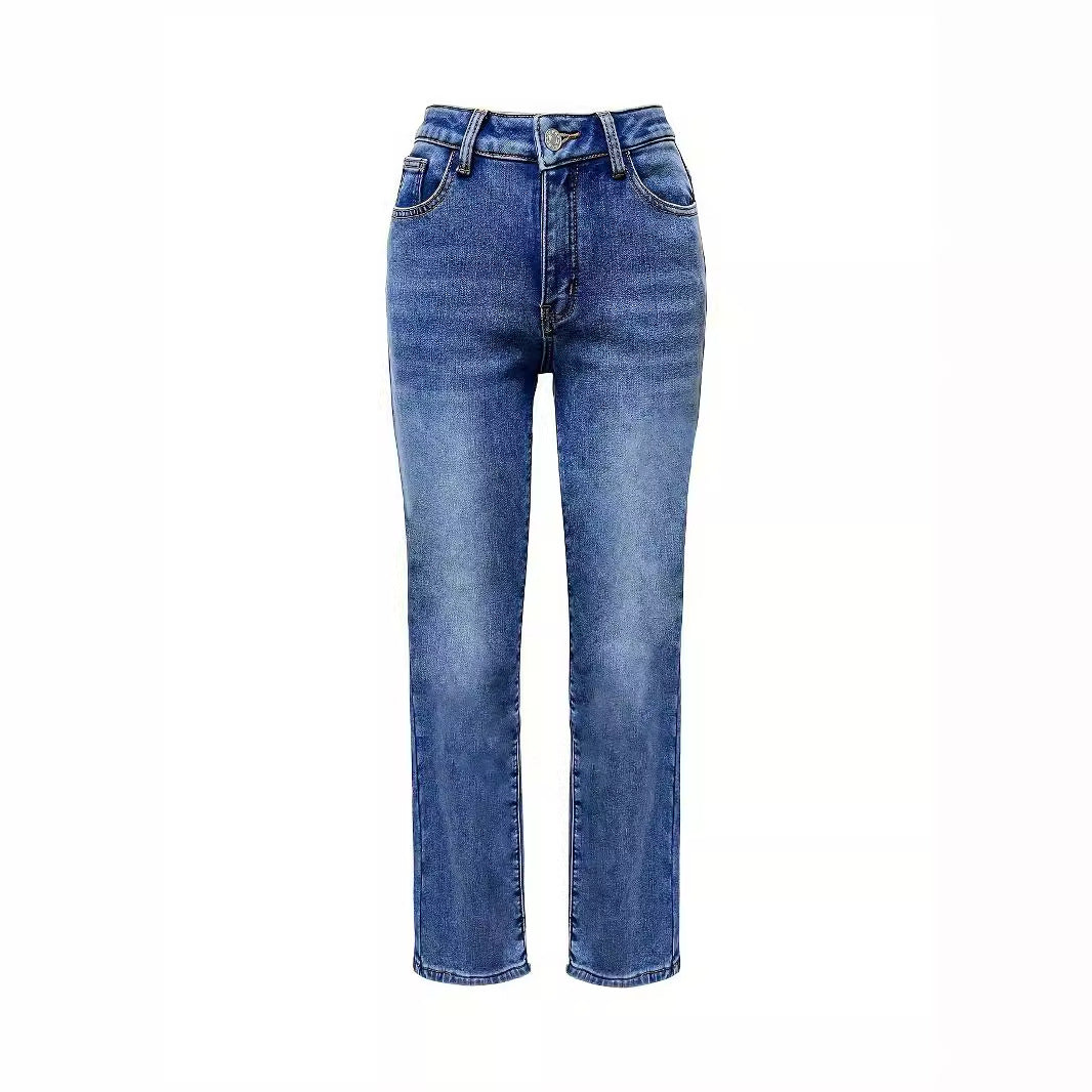 Women's Veet Padded Slimming Straight Trousers Jeans