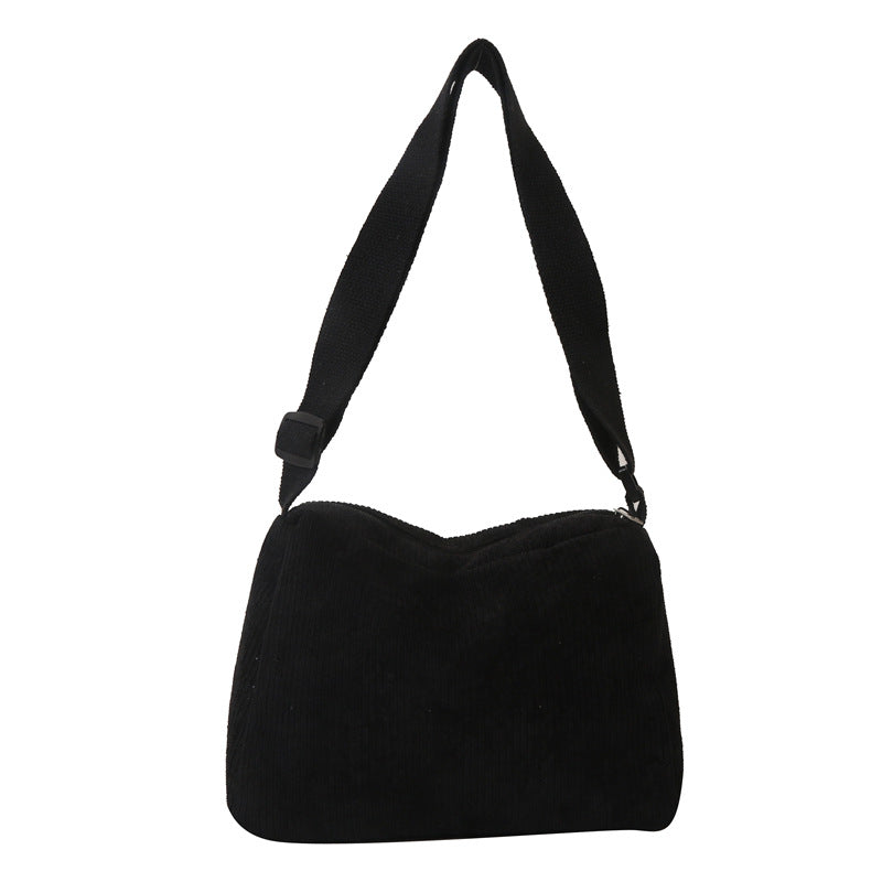 Women's Winter Fashion Corduroy Underarm Pouch Mixed Crossbody Bags