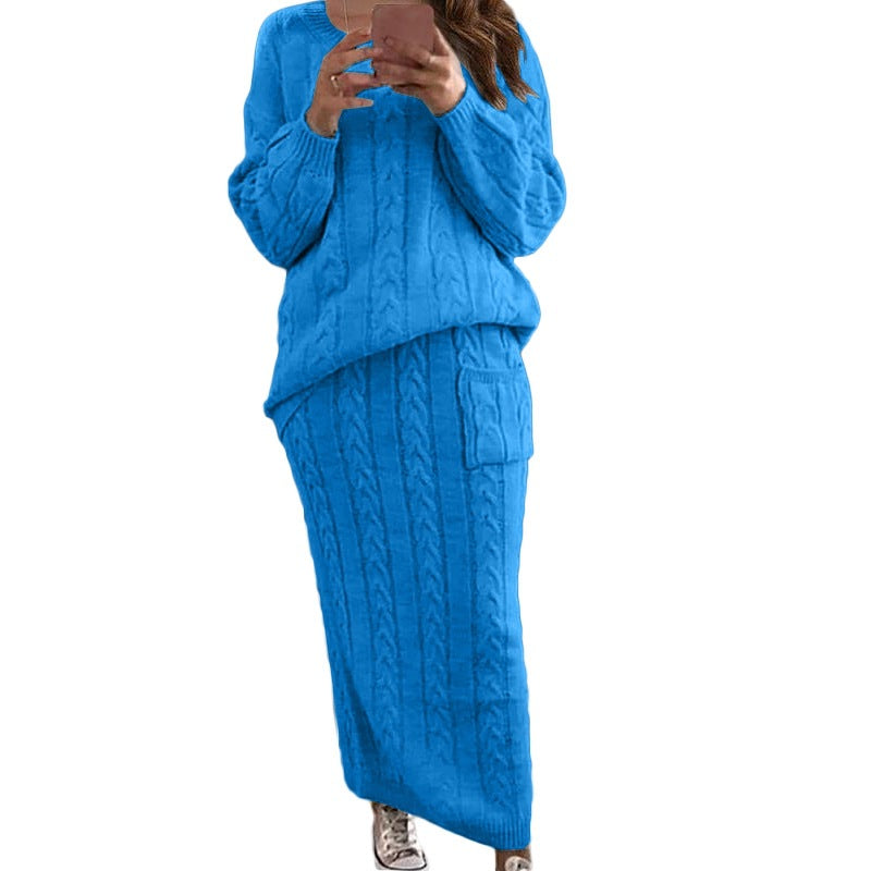 Women's Trendy Fashion Twist Flower Needle Sweaters
