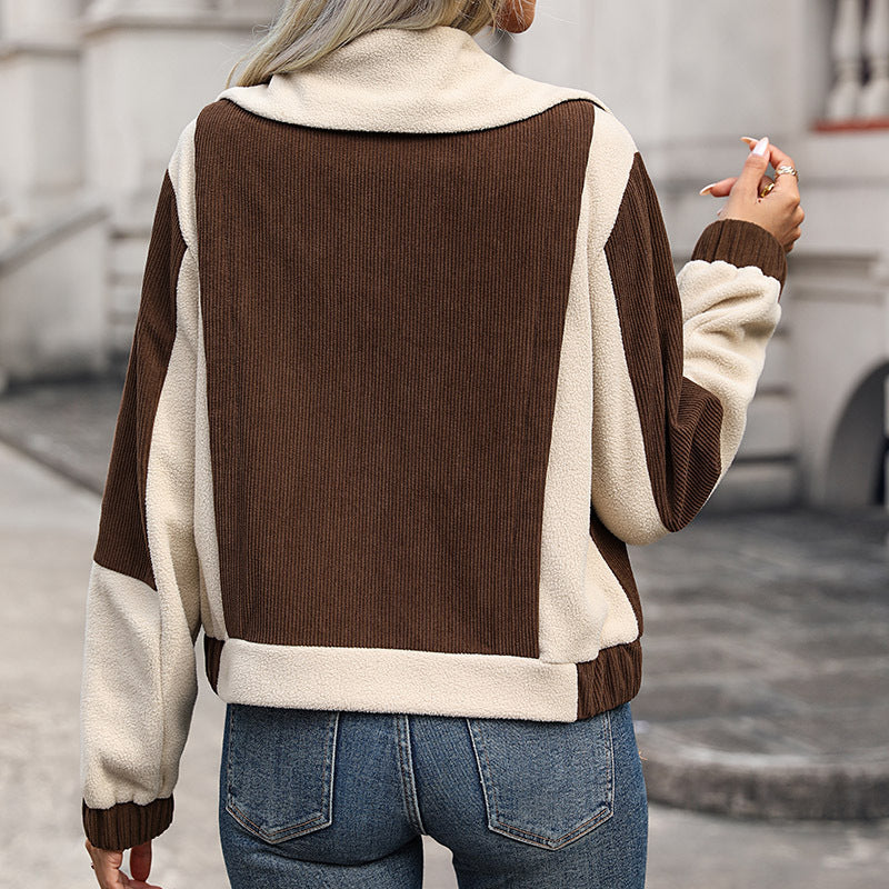 Women's Casual Simple Style Warm Polar Fleece Coats