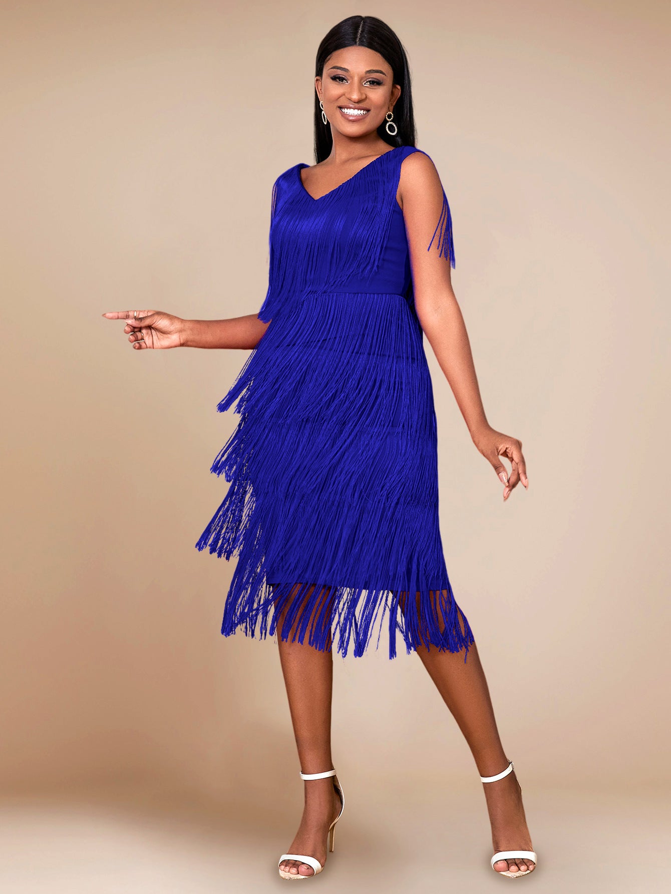 Tassel High-waisted Elegant Banquet Event Dress Dresses