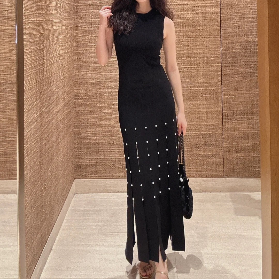 Affordable Luxury Fashion Temperamental Tassels Pearl Vests