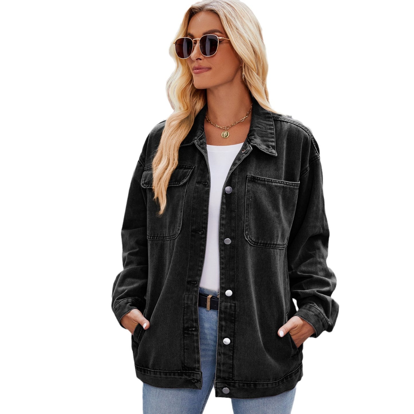 Women's Cool Popular Retro Washed Denim Jackets