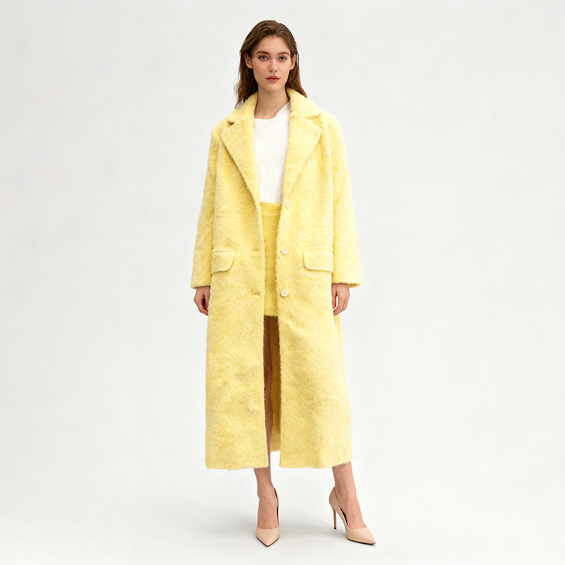 Women's Elegant British Style Fashion Overcoat Outfit Suits