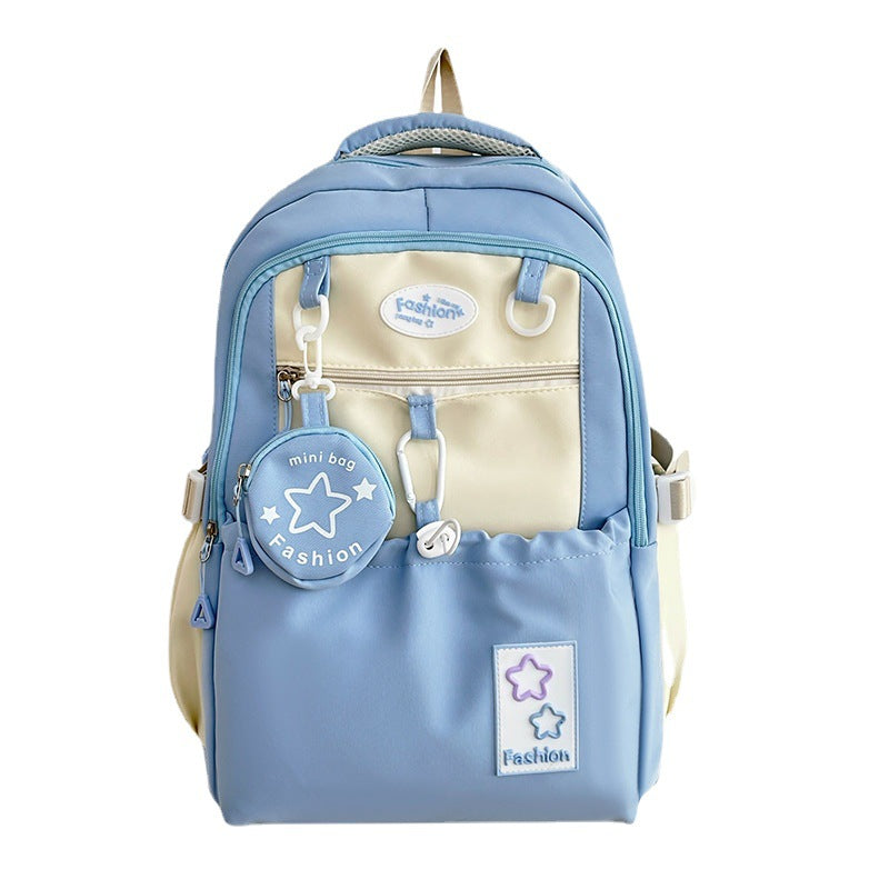 Women's Cute Contrast Color Mini Korean Dopamine Backpacks