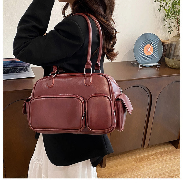 Women's French Minority Fashion Retro Trendy Underarm Tote Bags