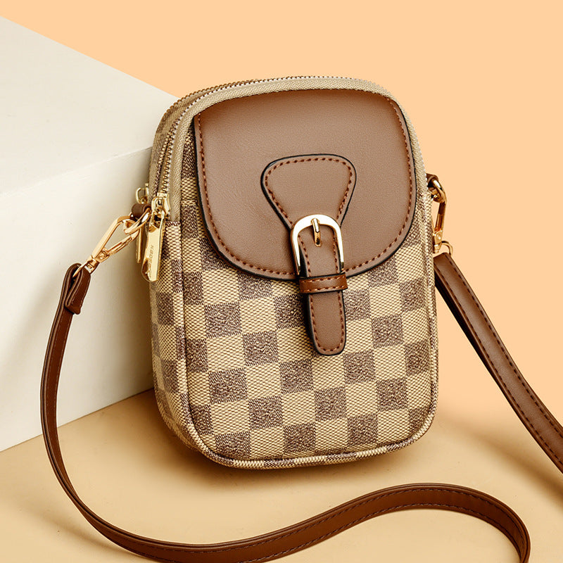 Women's Mini Mobile Fashion Soft Leather Versatile Phone Bags
