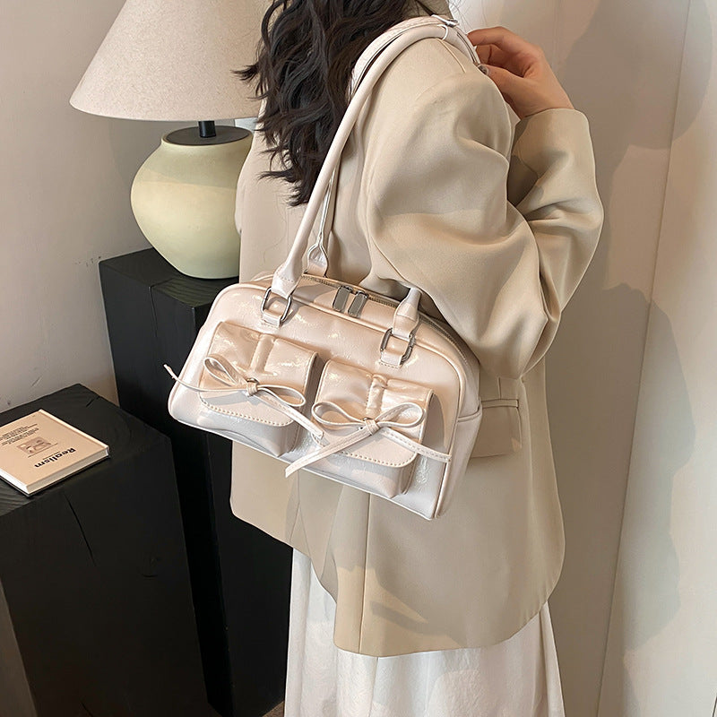 Bowknot Hot Underarm Female Summer Bowling Shoulder Bags