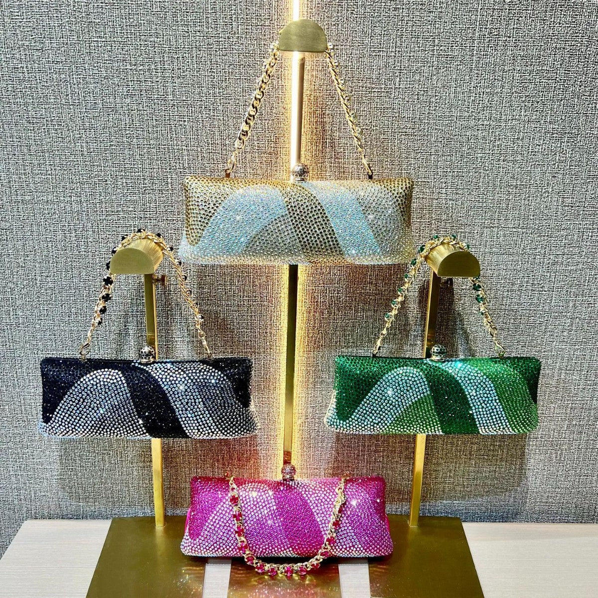 Versatile Horizontal Clutch Banquet Affordable Luxury Evening Bags