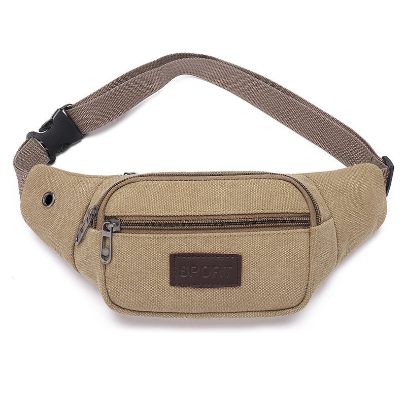 Men's Canvas Construction Site Stall Money Collection Waist Packs