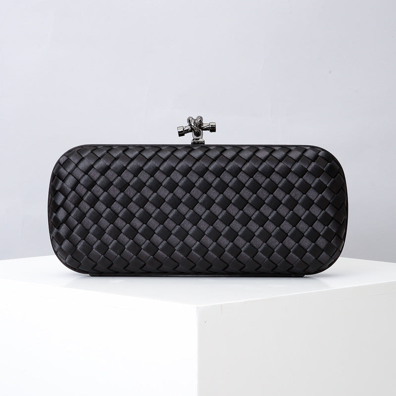 Women's Graceful Silk Hand-woven Simplicity Dinner Evening Bags
