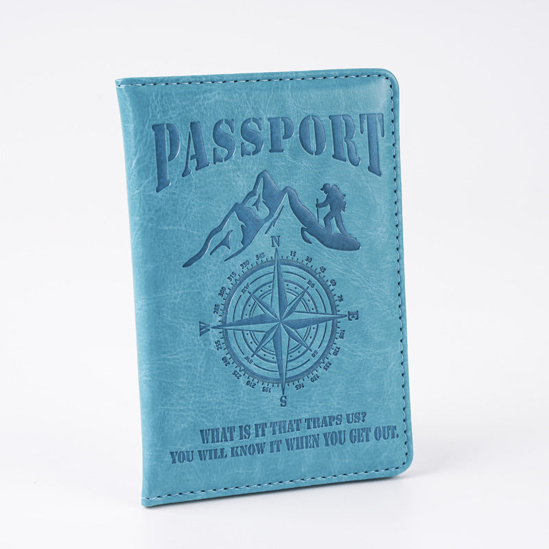 Passport Cover Position Ticket Clip Straight Card Holder