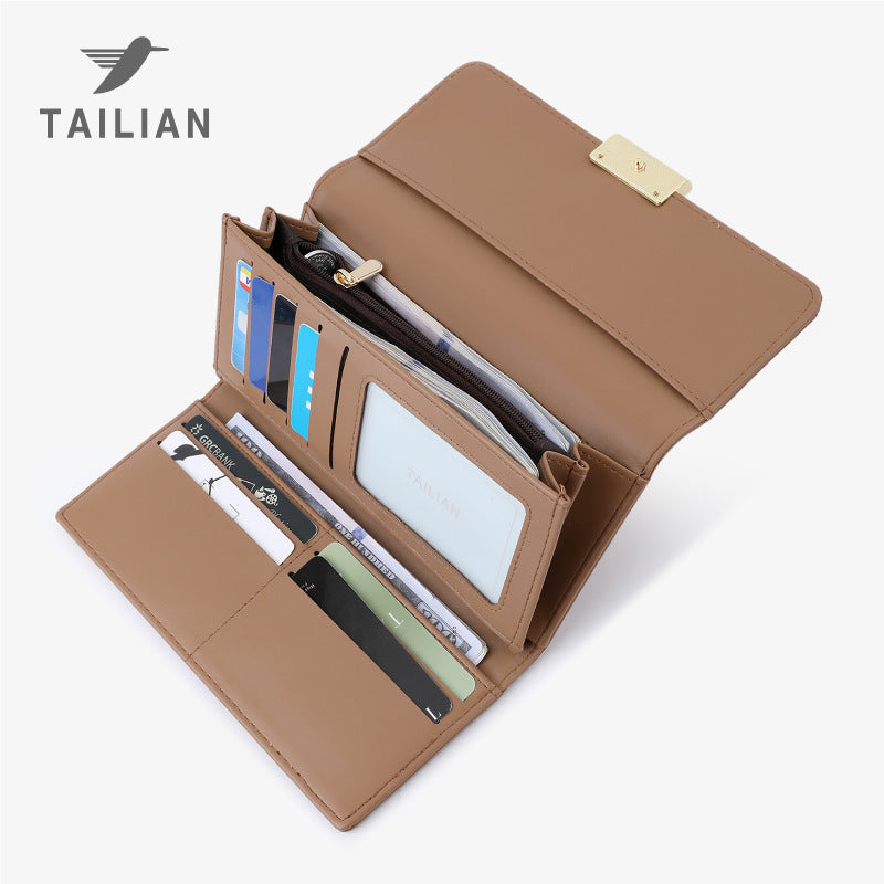 Women's Simple Fashion Long Large Capacity Ladies Wallets