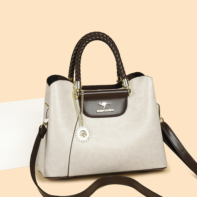 Women's Capacity Elegant Stitching Portable Trendy Stylish Personalized Bags