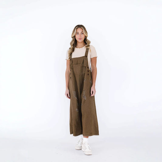 Women's Make Old Ripped Loose Wide Leg Comfortable Leisure Jeans