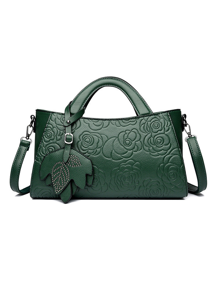Slouchy New Embossed Texture Commuter Retro Handbags