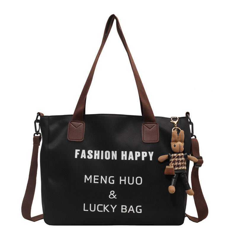 Women's Canvas One Literary Large Capacity Make-up Tote Bags