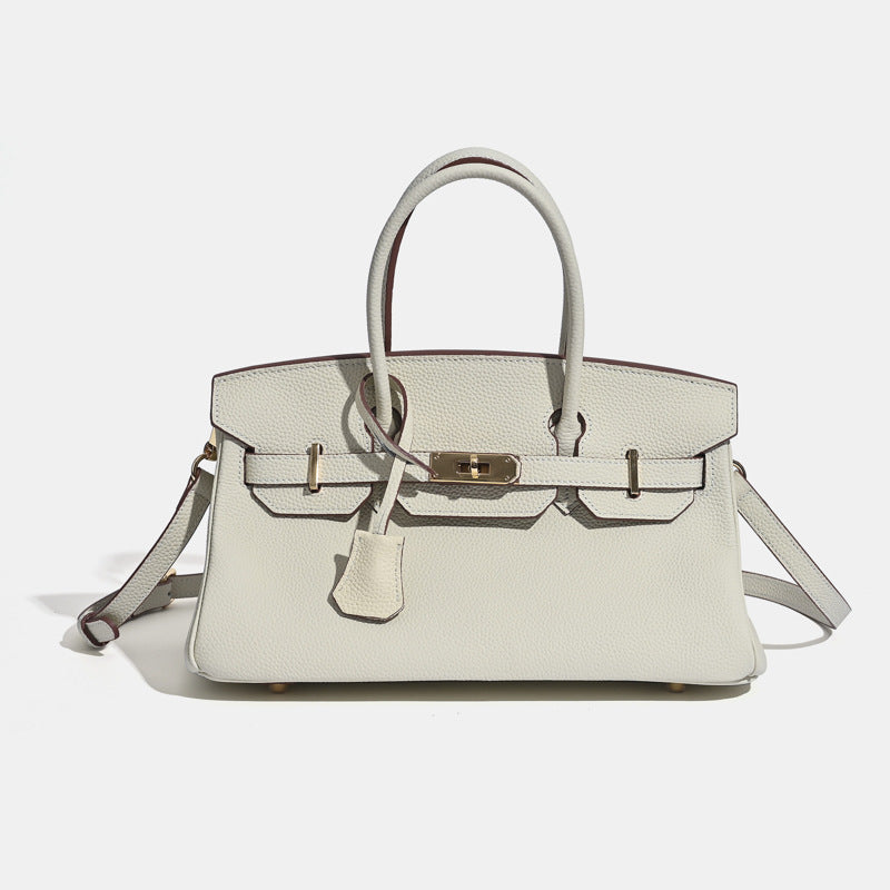 Popular Women's Fashionable Commuter Layer Cowhide Bags