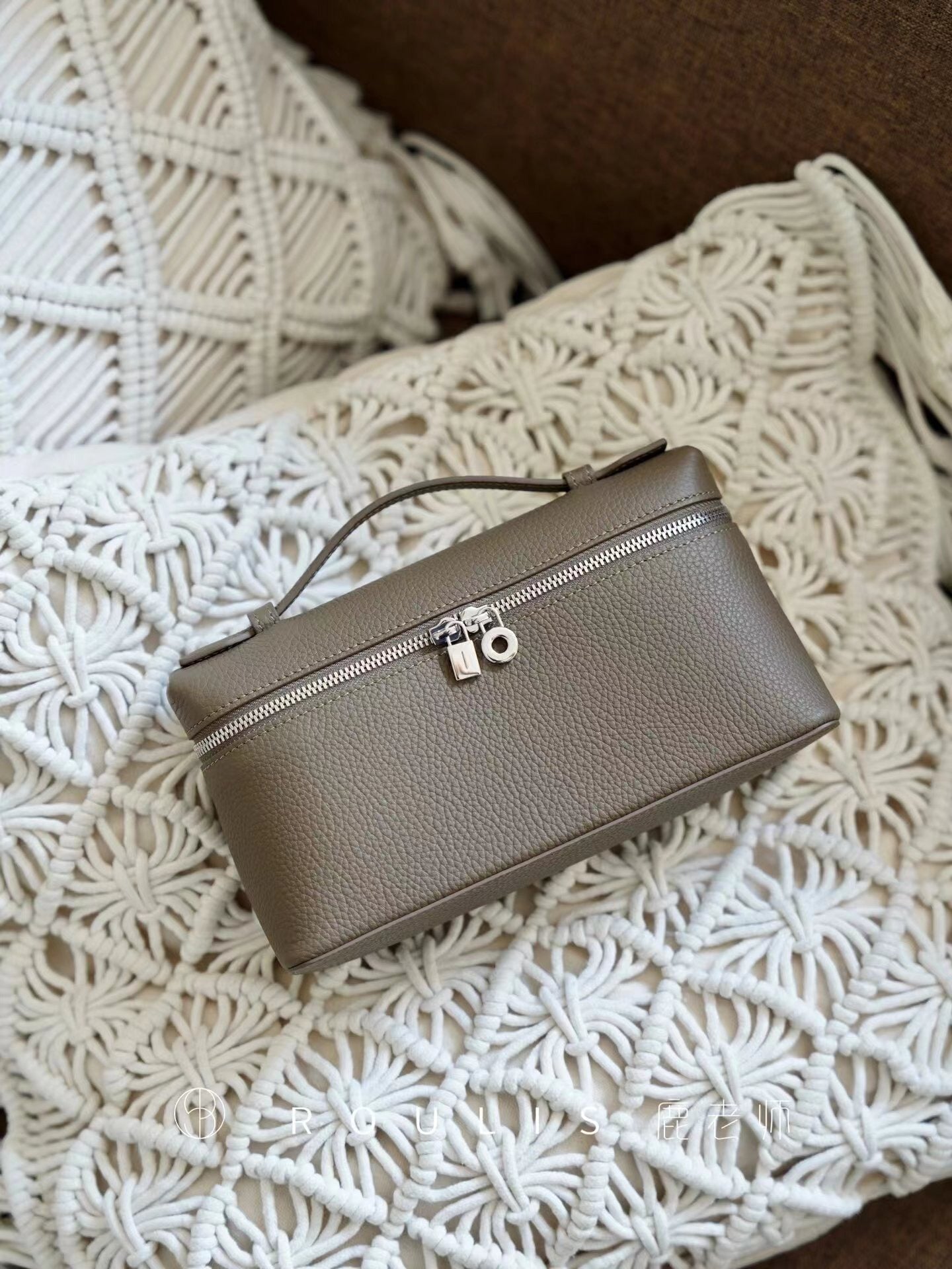 Women's Genuine Leather Macaron Color Series Litchi Handbags