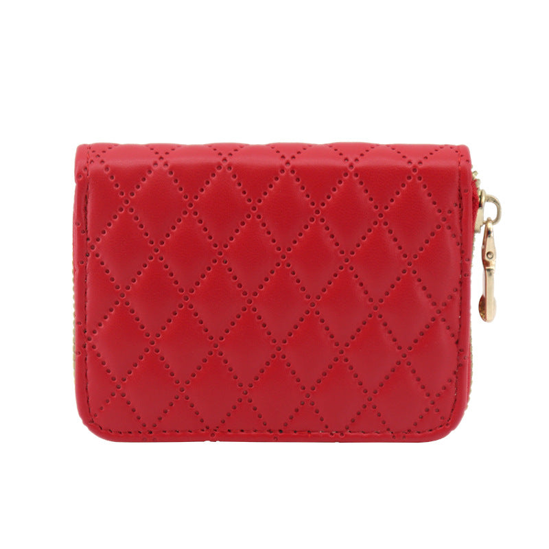 Women's Exquisite Multiple Slots Zipper Large Capacity Card Holder