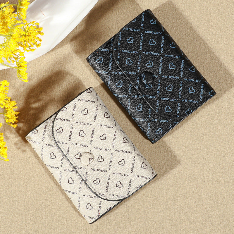 Women's Letter Love Pattern Cloth Clutch Ladies Wallets