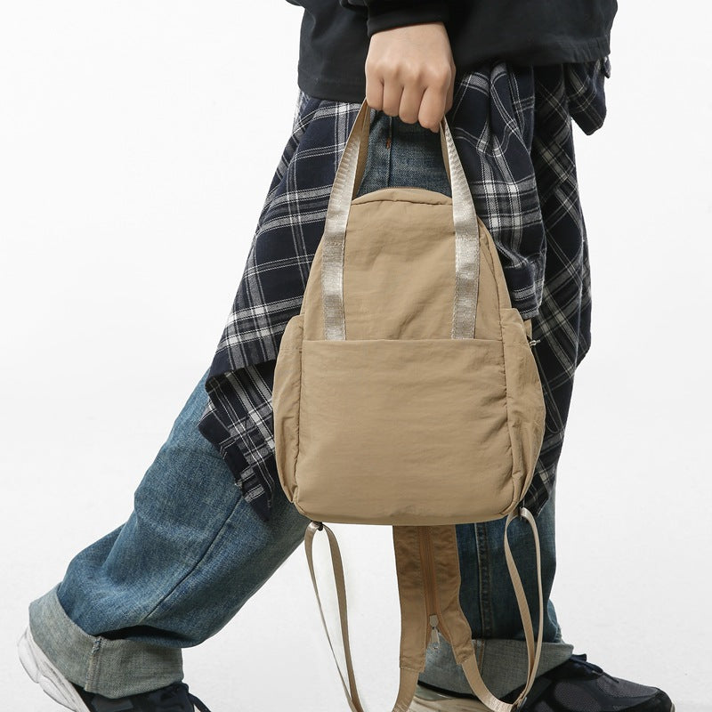 Women's & Men's & Multipurpose Large Capacity Riding Trendy Korean Middle School Students' Schoolbags