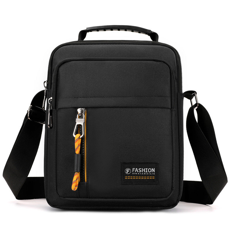 Men's Simple Waterproof Trend Contrast Color Korean Men's Shoulder Bags