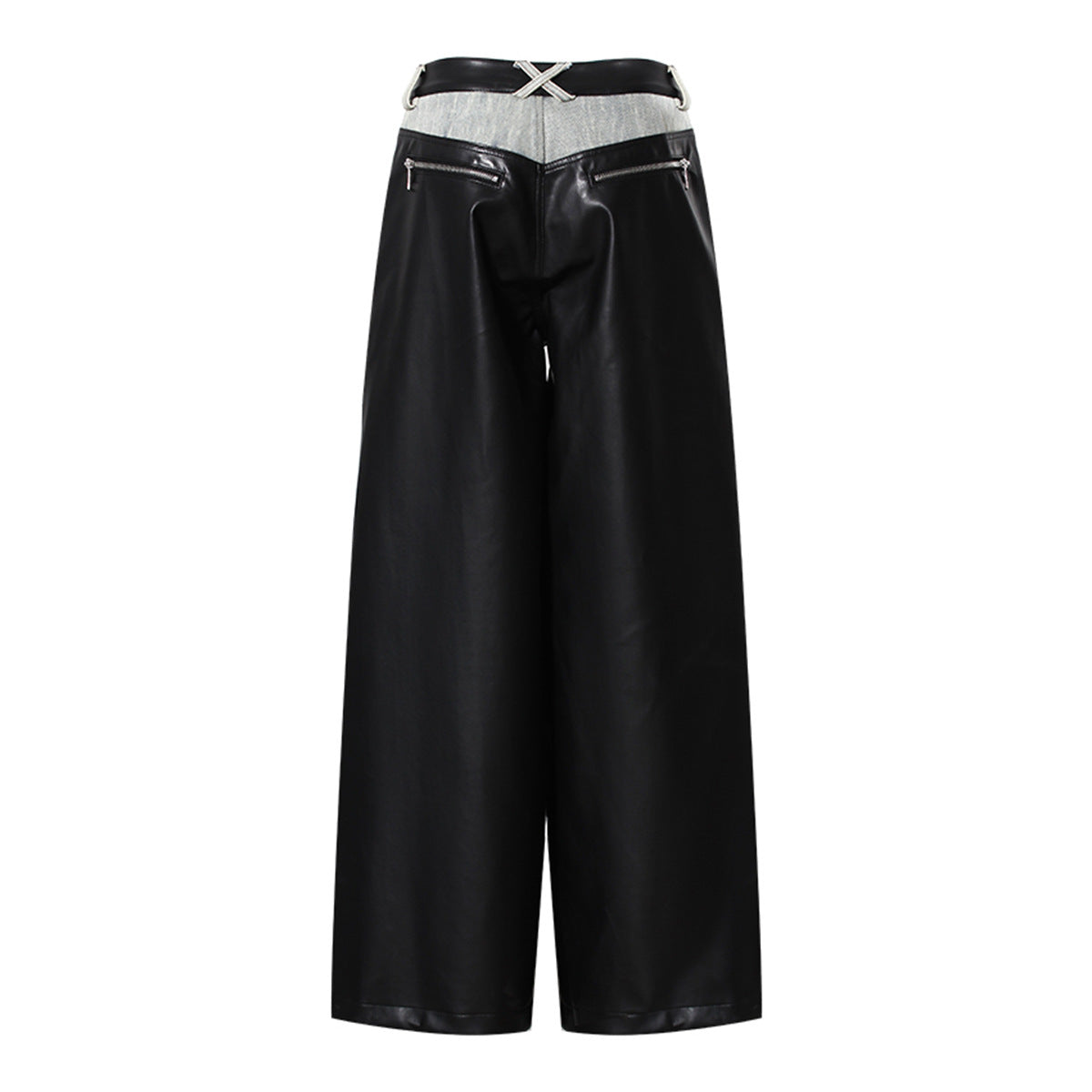 Women's Spring Loose Street Retro Washed Stitching Jeans
