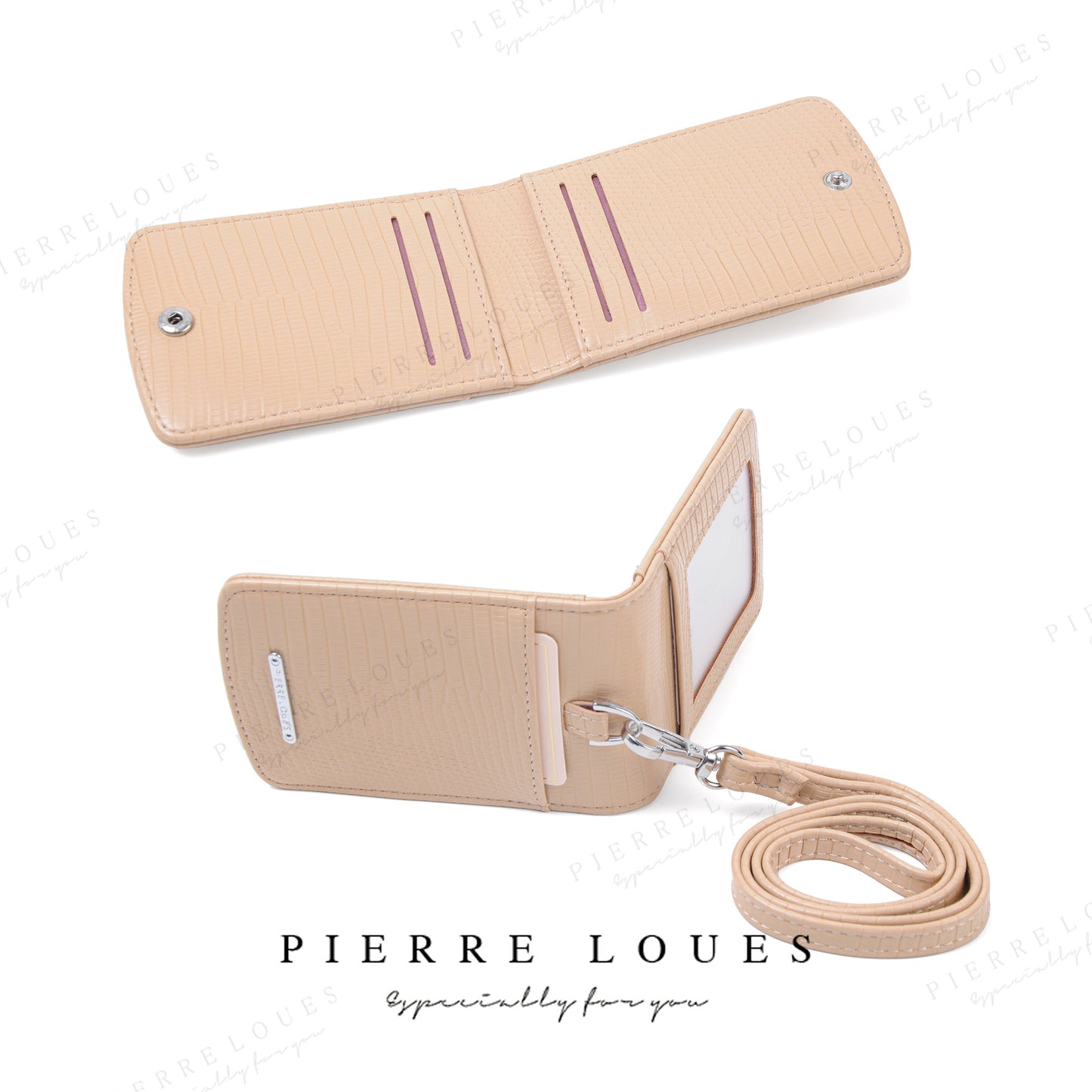 Women's & Men's & With Lanyard Halter Evidence Multiple Card Holder