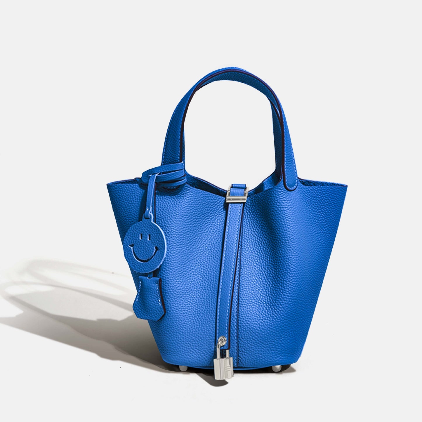 Women's First Layer Cowhide Vegetable Basket Handbags