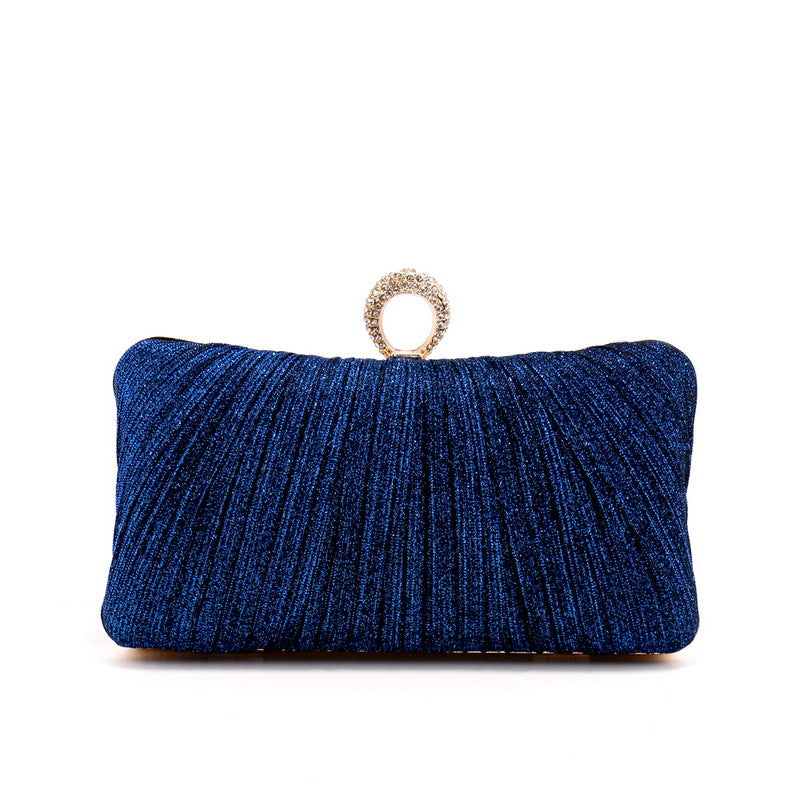 Women's Pleated Dinner Luxury Banquet Hand Dress Evening Bags