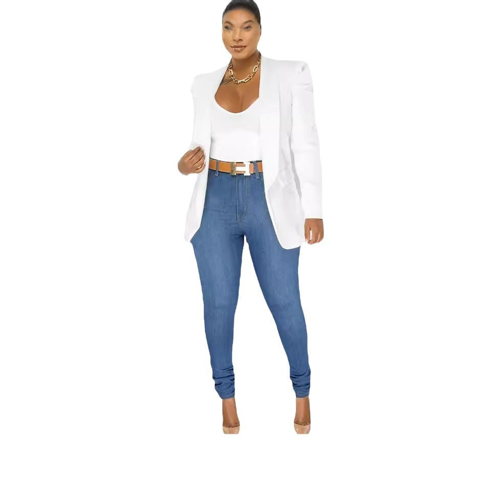 Autumn Fashion Solid Color Long Sleeve Suits