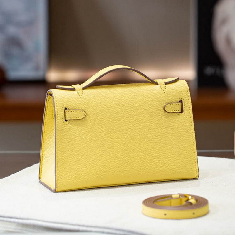 Women's Palm Print Cowhide Mini Generation Kelly Fashion Bags