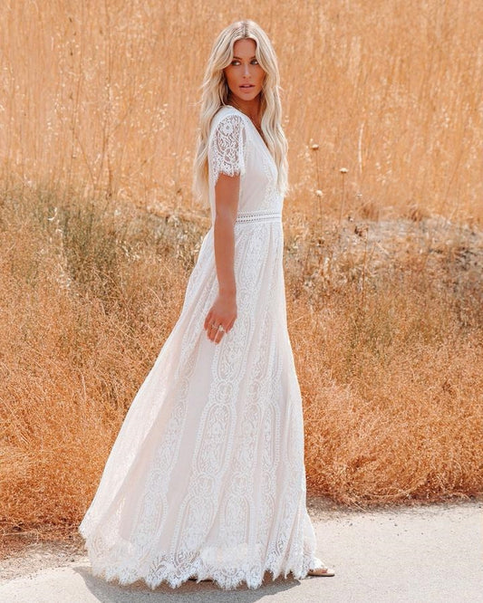 Autumn Tulle Dress Deep V Pullover Dresses