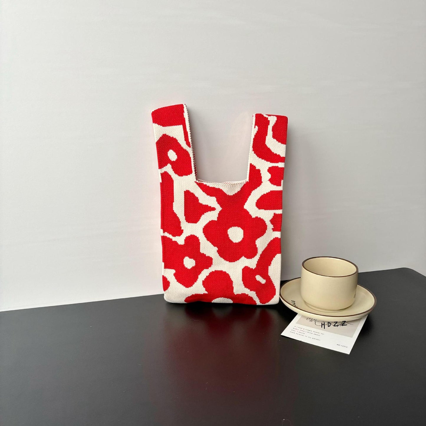 Cartoon Wrist Large Capacity Minority Hand Handbags