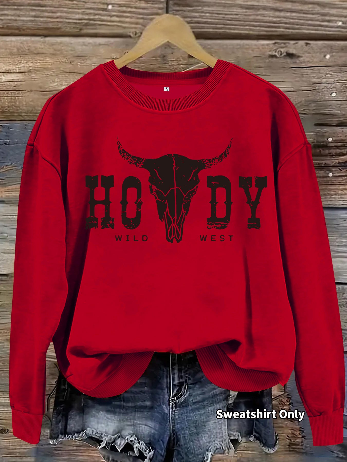 Women's Loose Casual Nomadic Cattle Printed Wear Sweaters