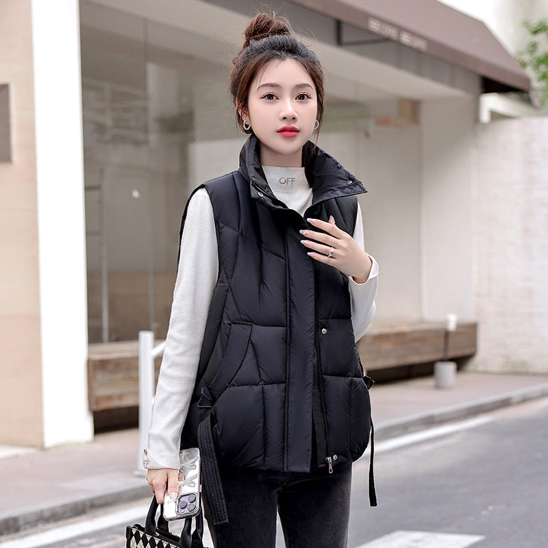 Women's Cotton Waistcoat Loose Fashion Down Vests