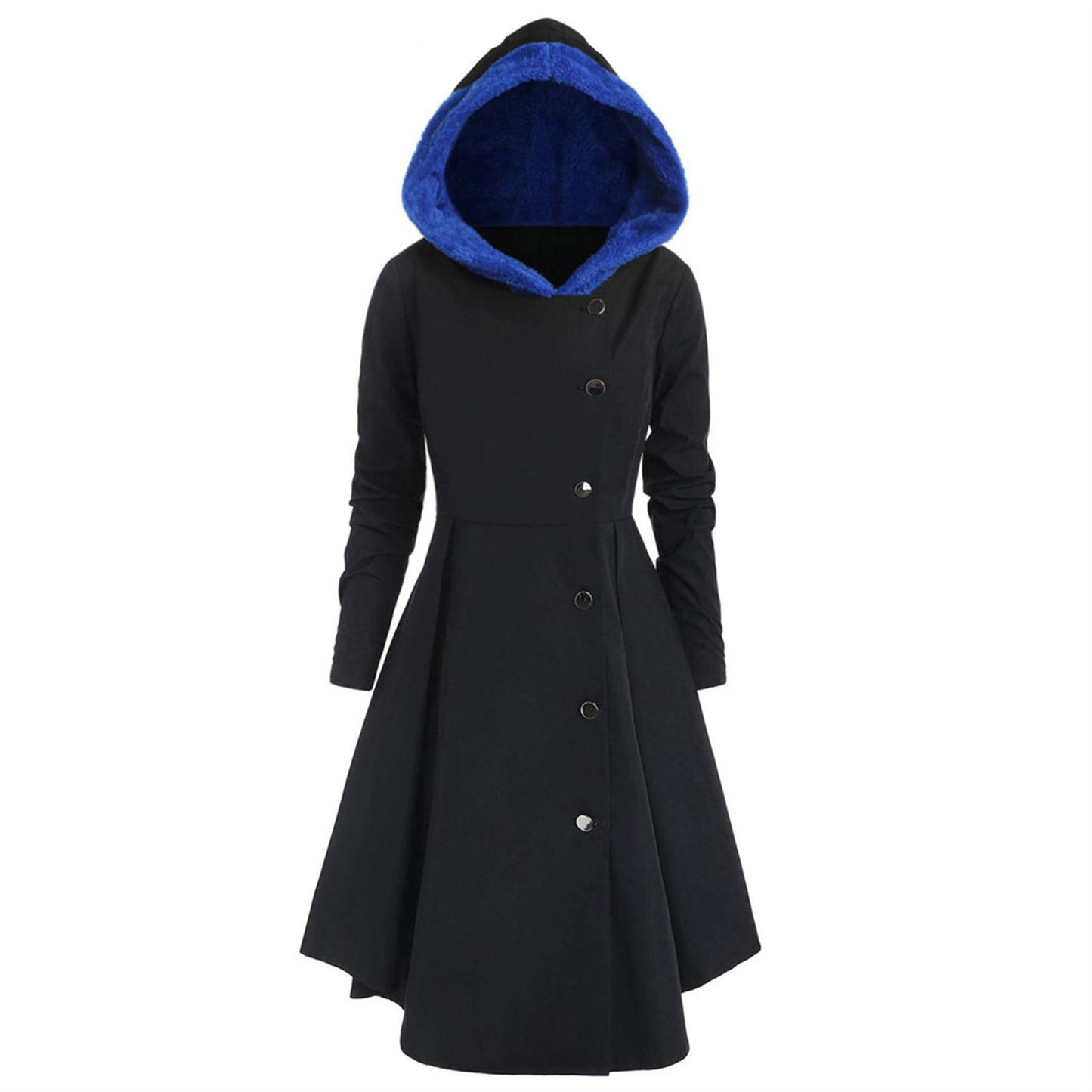 Women's Halloween Woolen Christmas Clothes Elegant Trench Coats