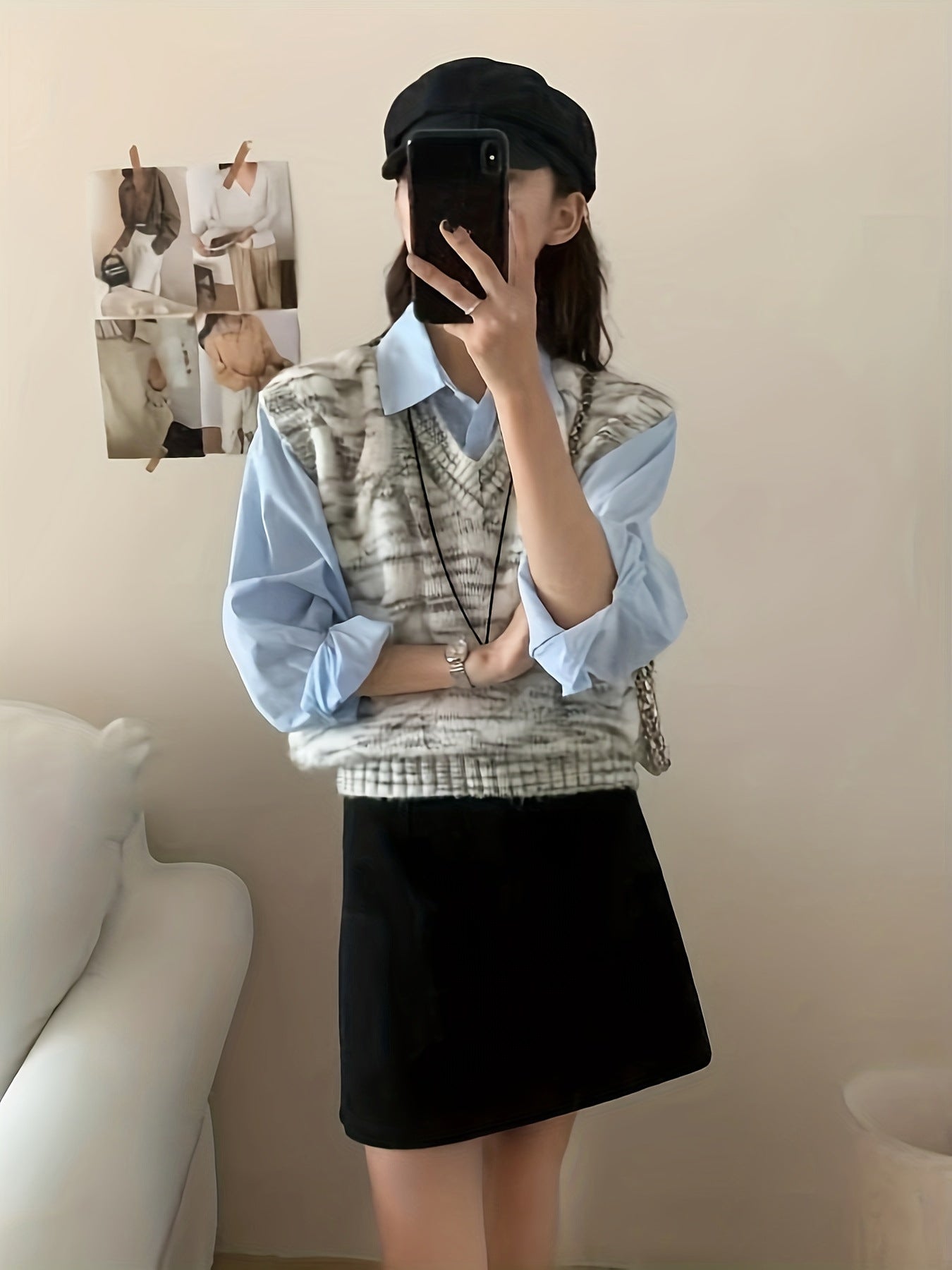 Durable Women's Style Colorful Wool Knitted Vests