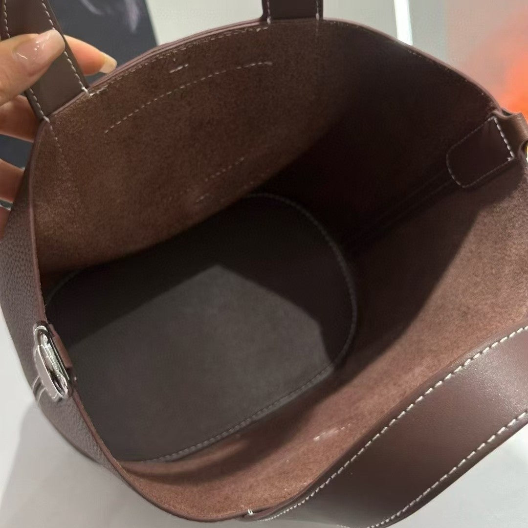 Women's Vegetable Basket Genuine Leather Fashion Combination Crossbody Bags