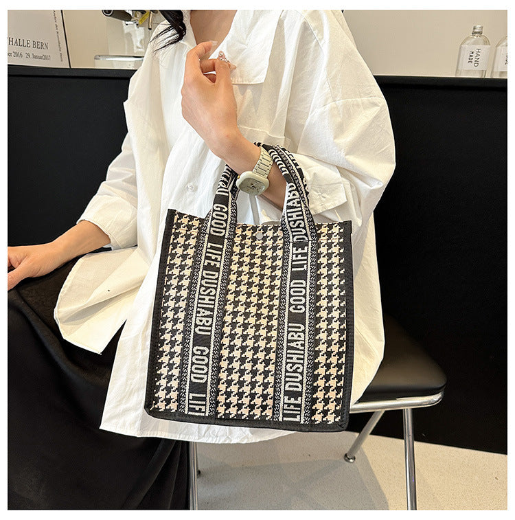 Women's Korean Fashion Retro Portable Lunch Box Bags