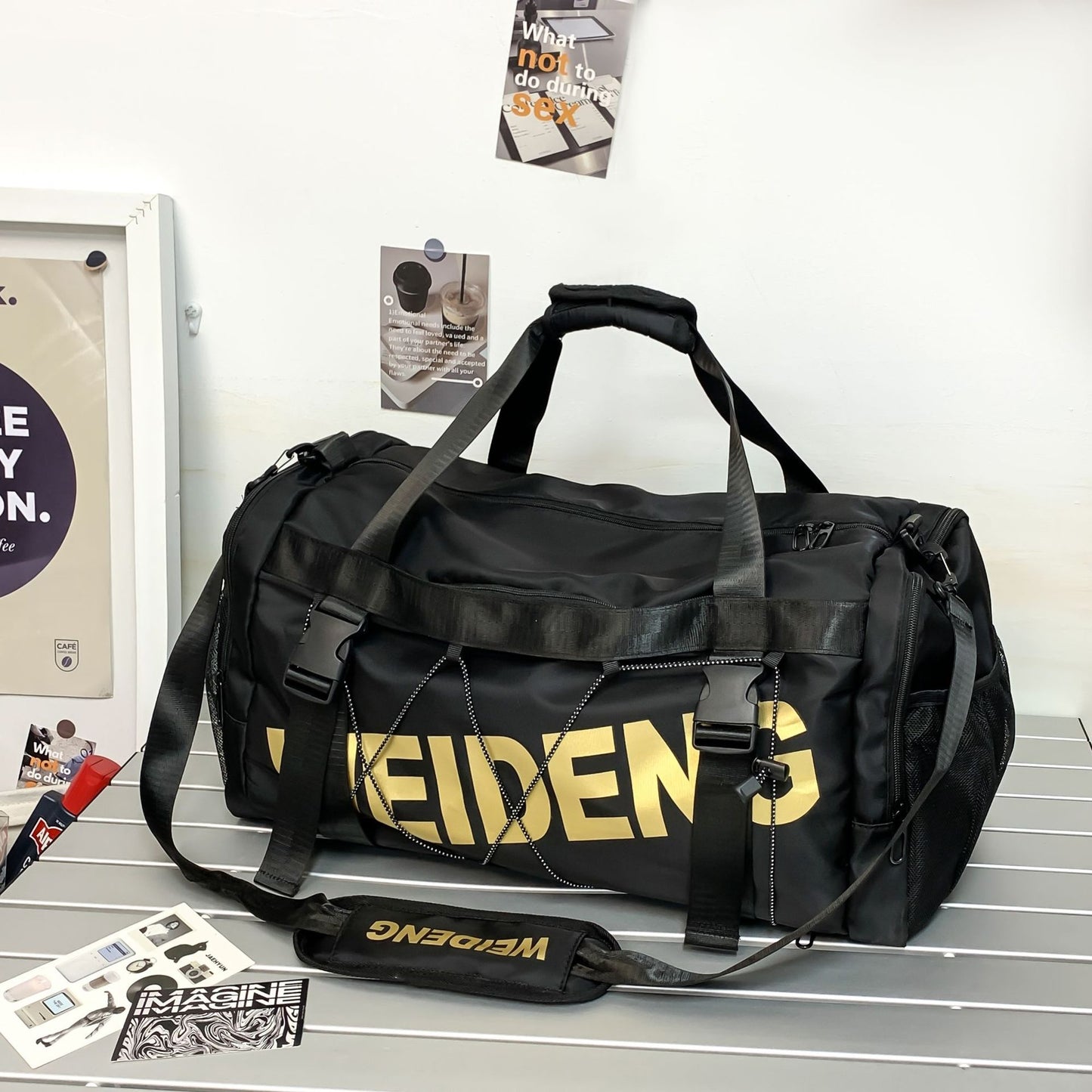 Women's & Men's & Capacity Dry Wet Separation Excursion Lightweight Fashion Trendy Travel Bags