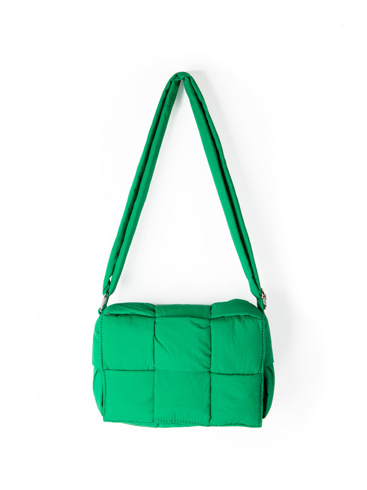 Fresh Literary Female Niche High-grade Woven Crossbody Bags